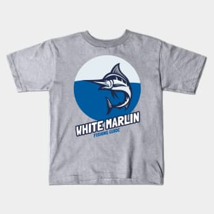 White Marlin Fishing Guide Kids T-Shirt